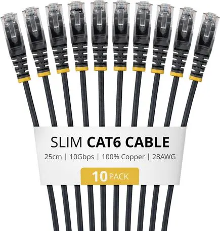Сетевой кабель StarTech Slim CAT6 10 шт 0.25м Photo 10