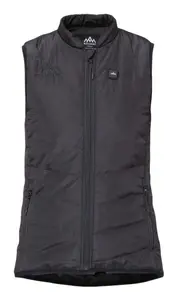 Heat Experience HeatX Heated Everyday Vest Womens Black Polyester Zipper