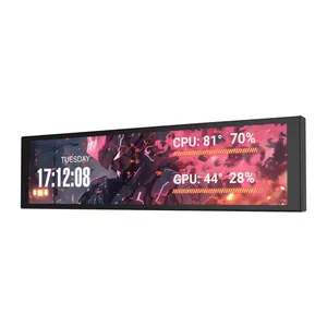 DarkFlash V92 9.2-Inch IPS Secondary Monitor with 1920 x 462 Resolution USB-C Interface Black