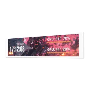 Darkflash V92 White 9.2-Inch IPS Monitor with 1920 x 462 Resolution USB-C Interface