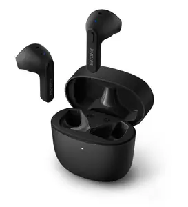Philips TAT2236BK/00 Внутриканальные беспроводные наушники с портативным зарядным чехлом черные