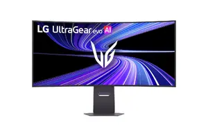LG UltraGear 45GX90SB-B Gaming Monitor 44.5-inch OLED UWQHD 3440x1440 240Hz 0.03ms G-SYNC Compatible DisplayPort 2.1 HDMI USB-C