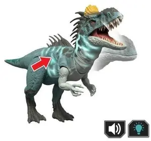 Jurassic World Wild Roar Crylophosaurus Dinosaur Action Figure Toy, Attack & Light & Sound