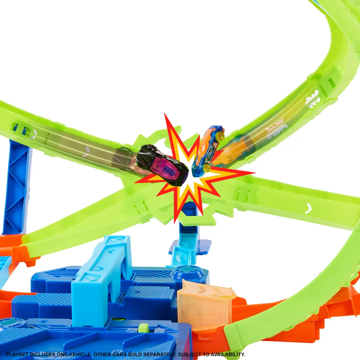 Hot Wheels Stunt Tracks Hypersphere Crash komplekts MATTEL Photo 4
