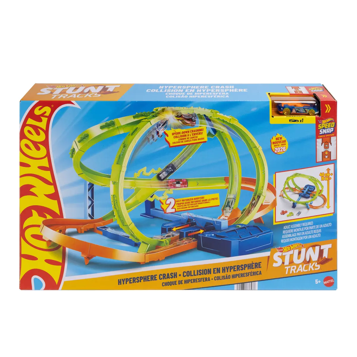 Hot Wheels Stunt Tracks Hypersphere Crash komplekts MATTEL Photo 7