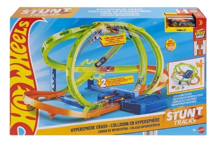 Hot Wheels Stunt Tracks Hypersphere Crash komplekts MATTEL Photo 12