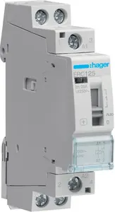 Hager ERC125 Контактор с ручным управлением 1НО 25А 230В АС