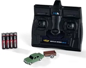 HiMoto Carson 1:87 M-B 200/8 with Trailer 2.4GHz 100% RTR Green Remote Control Car