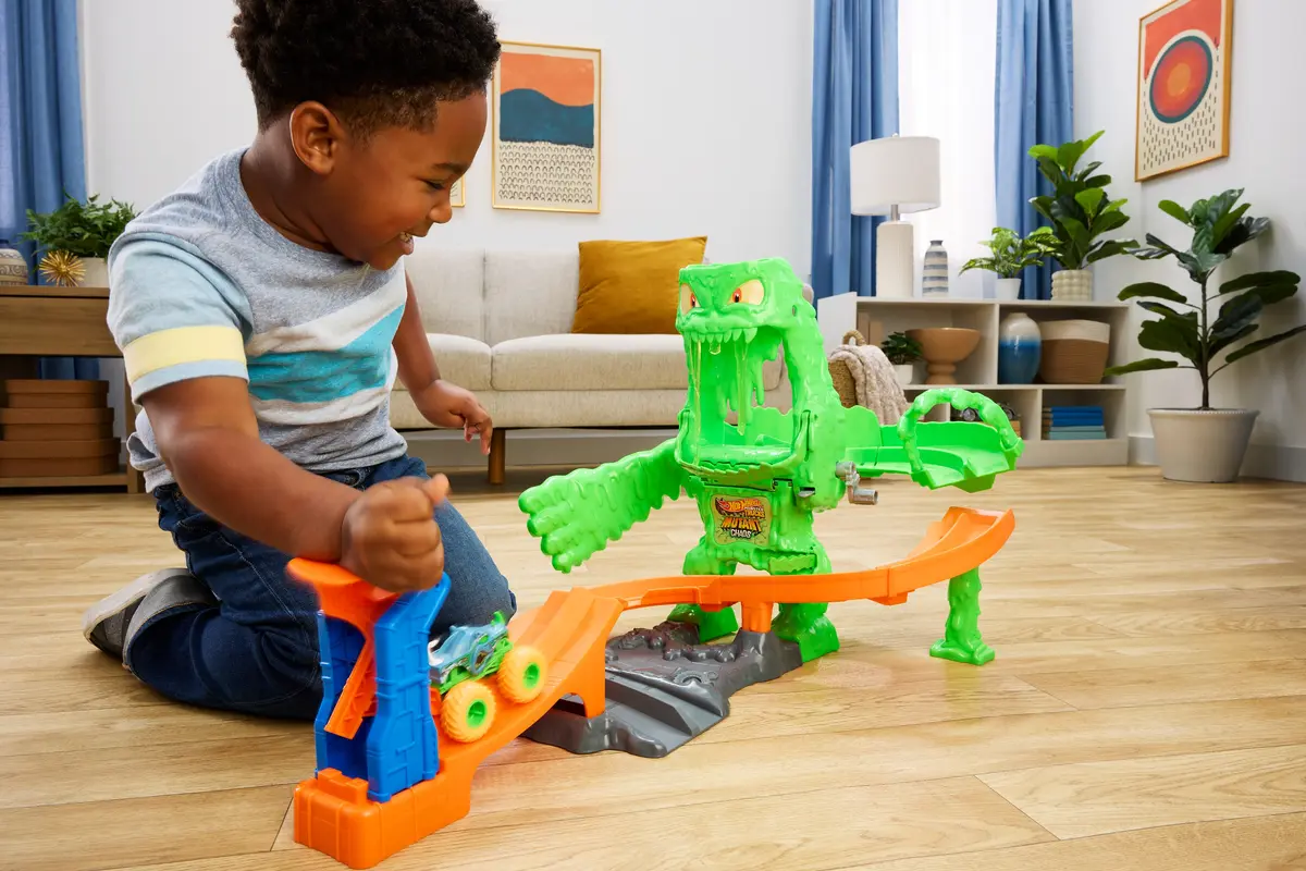 MATTEL Hot Wheels Mutant Monster Takedown rotaļu komplekts Photo 3