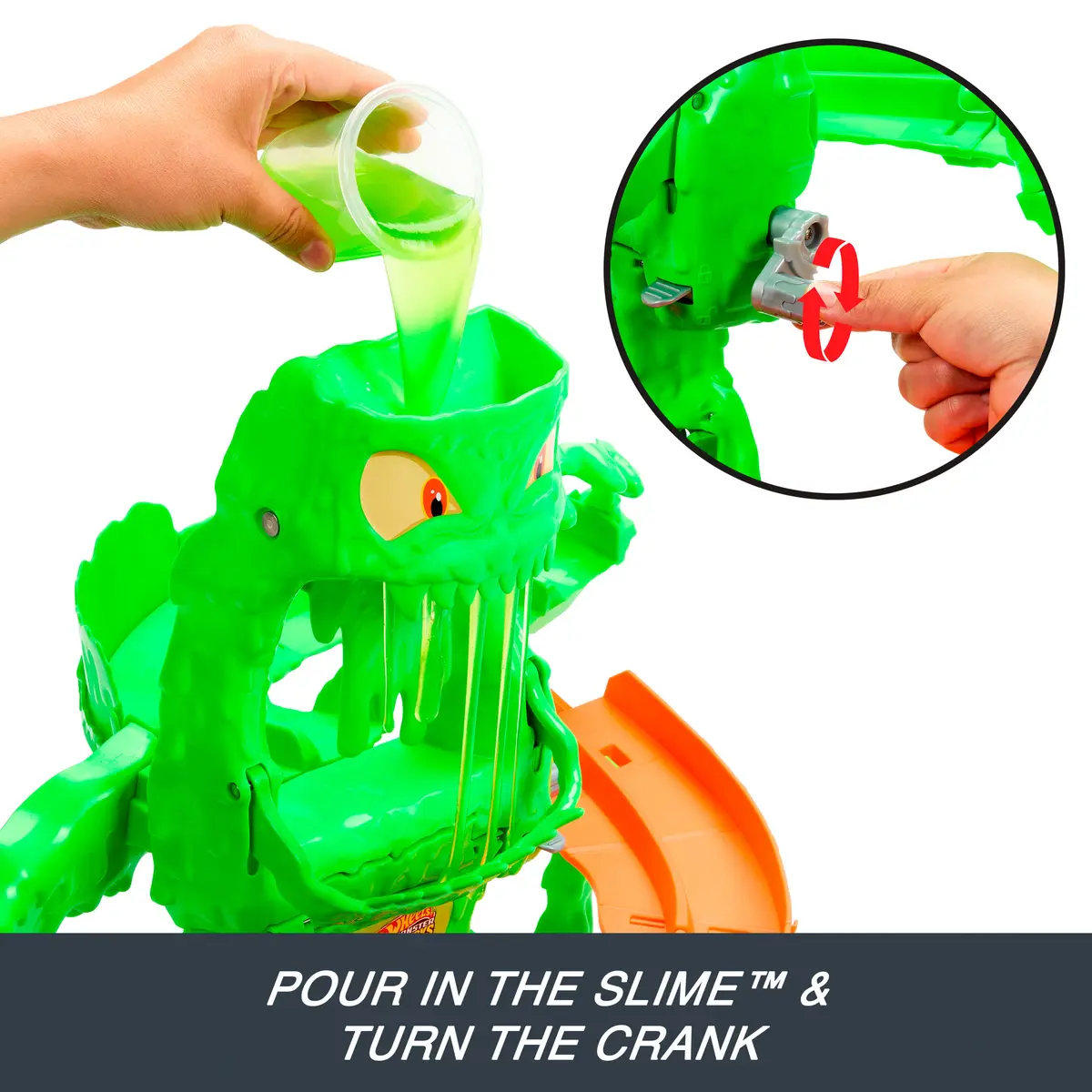 MATTEL Hot Wheels Mutant Monster Takedown rotaļu komplekts Photo 8