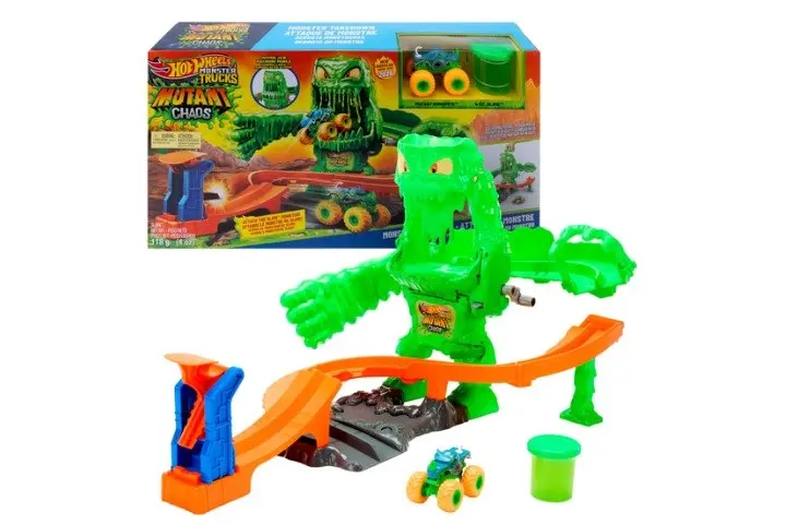 MATTEL Hot Wheels Mutant Monster Takedown rotaļu komplekts Photo 11