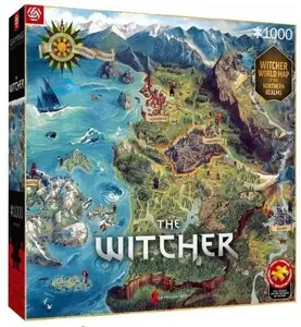 Puzle Good Loot The Witcher The Northern Realms Map 1000 gabaliņi