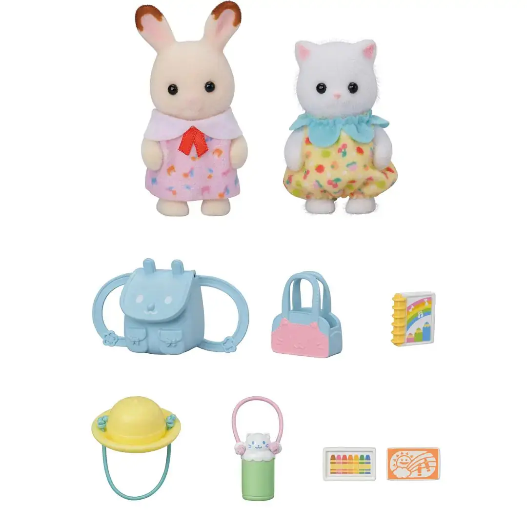 Epoch Sylvanian Families Nursery Friends Walk Along Duo Photo 4