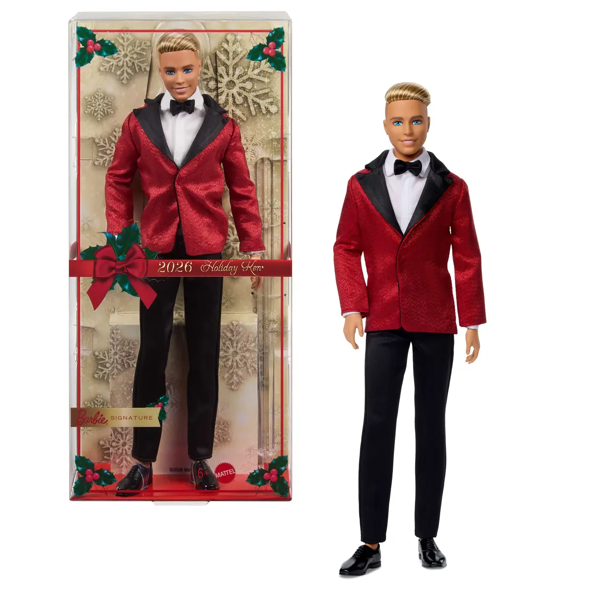 MATTEL Barbie Signature 2026 Holiday Blonde Ken Кукла JJX87 Photo 2