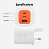 HYPER HyperJuice Flex 65W GaN Charger HJ1202OGEU Photo 3