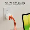 Hyper HyperJuice Flex USB Cable 1.5 m Orange Photo 3