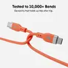 Hyper HyperJuice Flex USB Cable 1.5 m Orange Photo 7