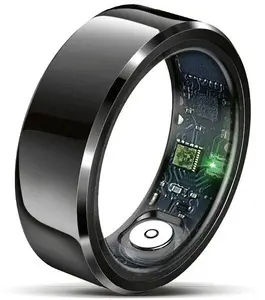 Умное кольцо фитнес-трекер AccousticSheep Beafon Smart Ring SR6 IP68 черный автономность 5 дней совместимость с Android и iOS