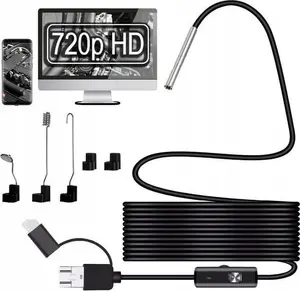 Logit AN97-3.9MM Inspection Camera Endoscope with 3.9mm HD Probe and USB-C Connection for Android Devices