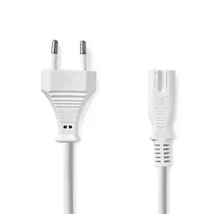 Nedis PCGP11040WT20 Кабель питания 2 м Белый Разъем C7