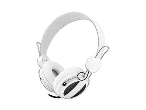 Lamex LXLTC54 Over-Ear Wired Gaming Headphones with 40 mm Drivers, 3.5 mm Jack, 20-20000 Hz Frequency Response, 32 Impedance, White
