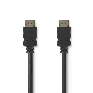 Nedis CVGT34000BK50 HDMI Kabelis 5 m HDMI Type A vīrietis pret HDMI Type A vīrietis Melns 10.2 Gbit/s