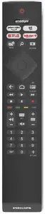 Philips 398GR10BEPHNR007HR rezerves televizora tālvadības pults LCD un LED televizoriem infrasarkano staru melna
