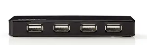 Nedis UHUBU2430BK interface hub Black