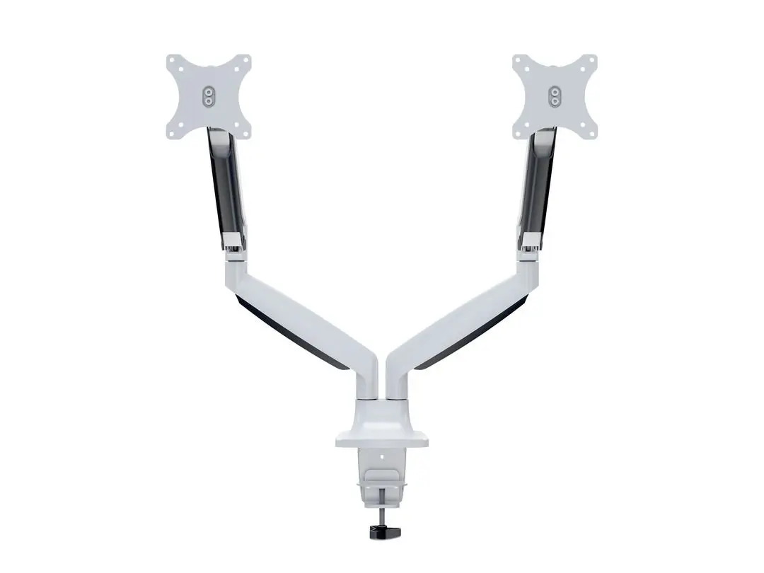 MULTIBRACKETS M Deskmount Gas Spring Dual White Desk Mount Photo 2