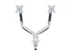 MULTIBRACKETS M Deskmount Gas Spring Dual White Desk Mount Photo 2
