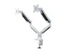 MULTIBRACKETS M Deskmount Gas Spring Dual White Desk Mount Photo 8