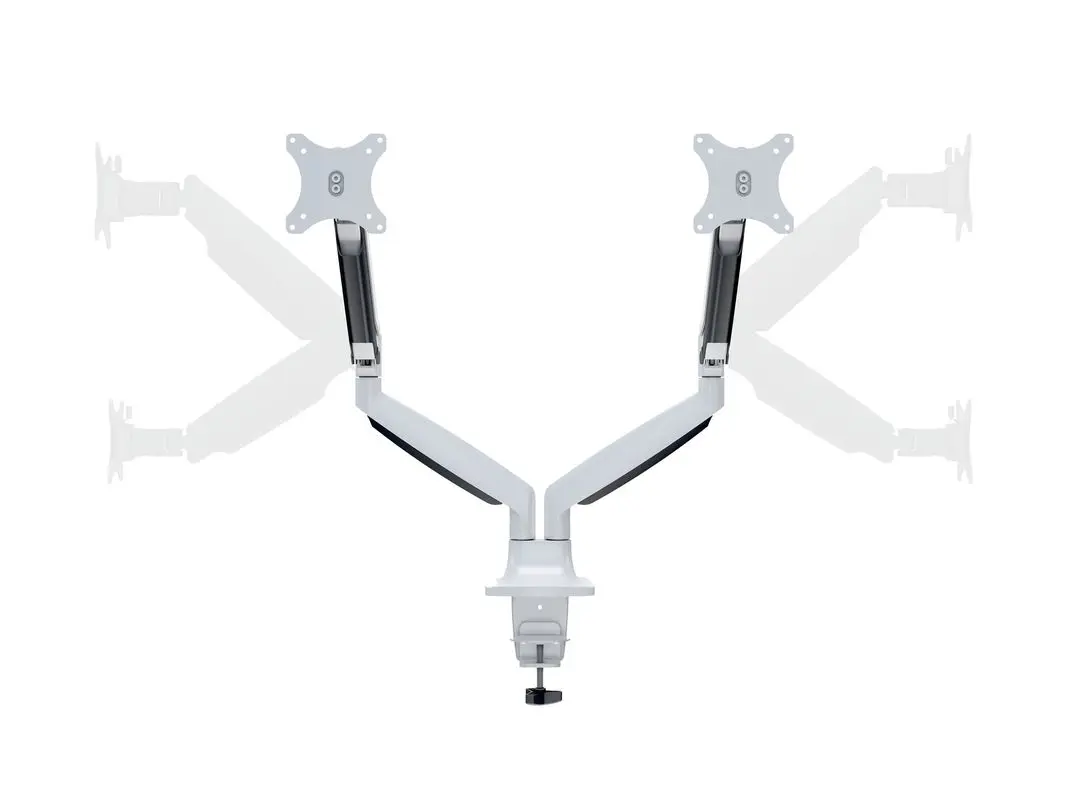 MULTIBRACKETS M Deskmount Gas Spring Dual White Desk Mount Photo 18