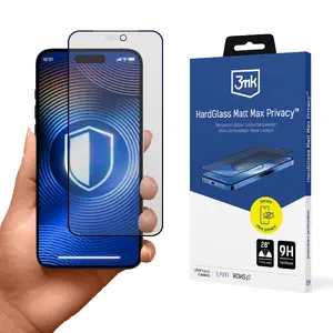 3mk HardGlass Matt Max Privacy Screen Protector for Apple iPhone 18 Pro