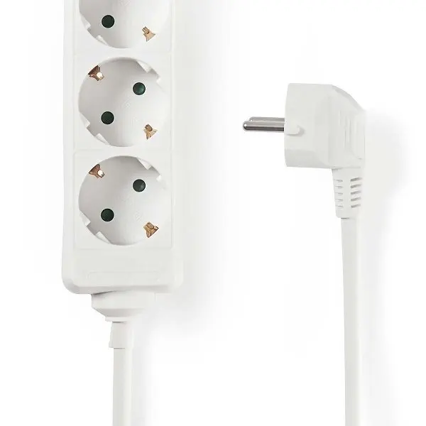 Nedis EXSO315F1WT Power Extension 1.5 m Photo 2