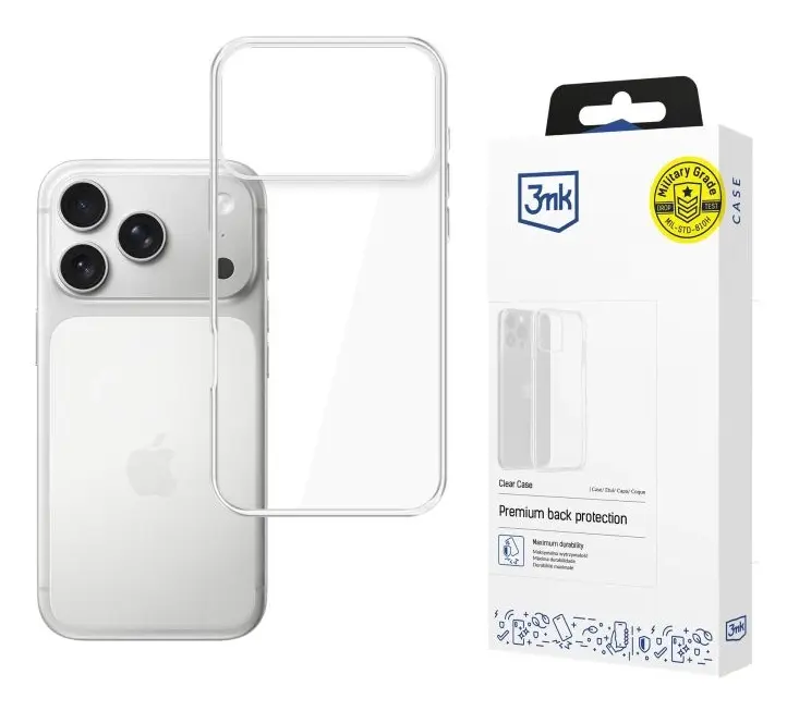 3MK Clear Case Cover for Apple iPhone 17 Pro Photo 2