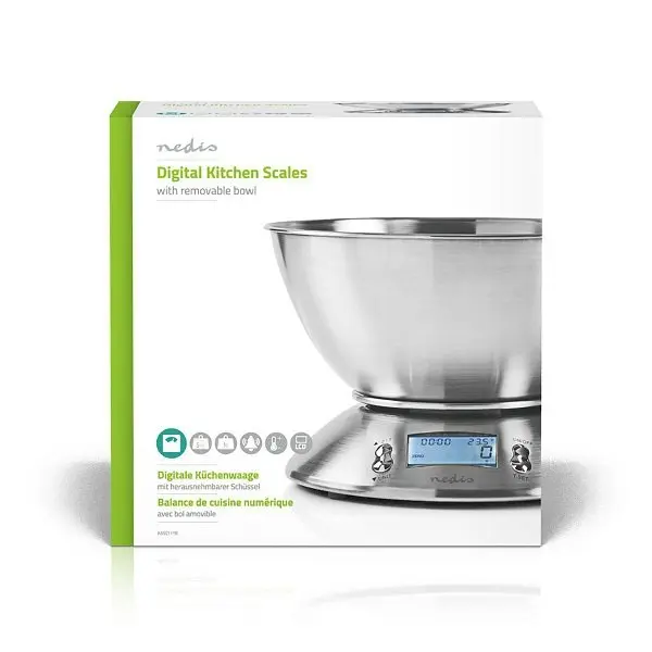 Nedis KASC111SI Digital Kitchen Scale Photo 4