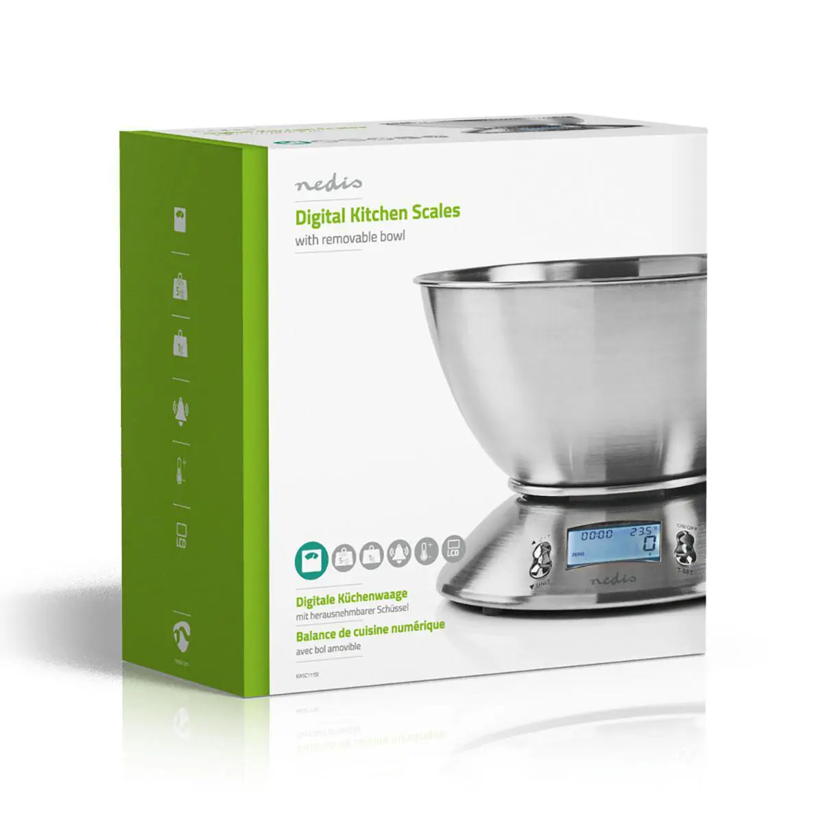 Nedis KASC111SI Digital Kitchen Scale Photo 8