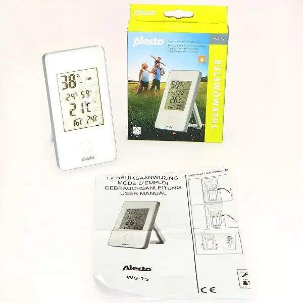 Alecto WS-75 Electronic Indoor Thermometer Photo 3