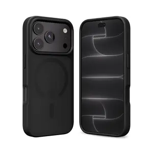Crong Hybrid Matte Magnetic with MagSafe Case iPhone 18 Pro Max / 17 Pro Max (Black)