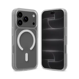 Crong Hybrid Matte Magnetic with MagSafe Case iPhone 18 Pro Max / 17 Pro Max (White)