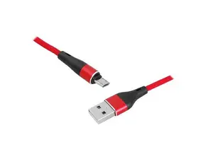 Кабель Lamex LX8571R USB - Micro-USB 1м красный в оплетке для зарядки и передачи данных