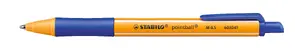 Stabilo pointball Clip-on retractable ballpoint pen Blue