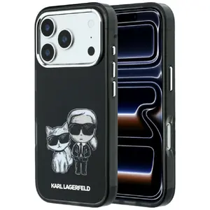 Karl Lagerfeld iPhone 18 Pro / 17 Pro vāciņš Bodies Sketch MagSafe saderīgs melns