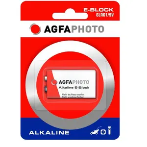 AgfaPhoto 110-802596 Sārma 9V Vienreizējās lietošanas baterija Prismatiska Taisnstūra