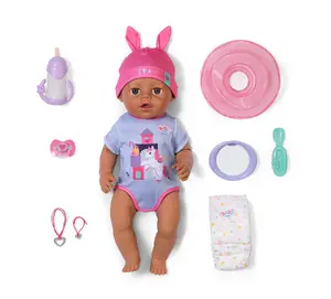 BABY born Eva Click & Play Baby Doll Female Multi-coloured 43 cm Fabric Plastic