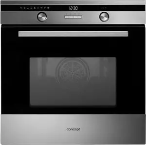 Concept Solution ETV7360SS Electric Built-In Oven 70 L 3000 W Black and Silver with Grill Class A