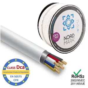 Security and Alarm Cable electro base Nordmark NMAC-8022F-LSZH-D 8 cores tinned copper LSZH Dca 100m