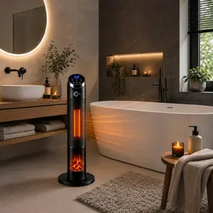 Carruzzo Q20H1 95см Черный Башенный Тепловентилятор