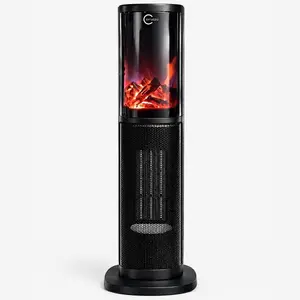 Тепловентилятор Carruzzo Q20K1 черный 64 см