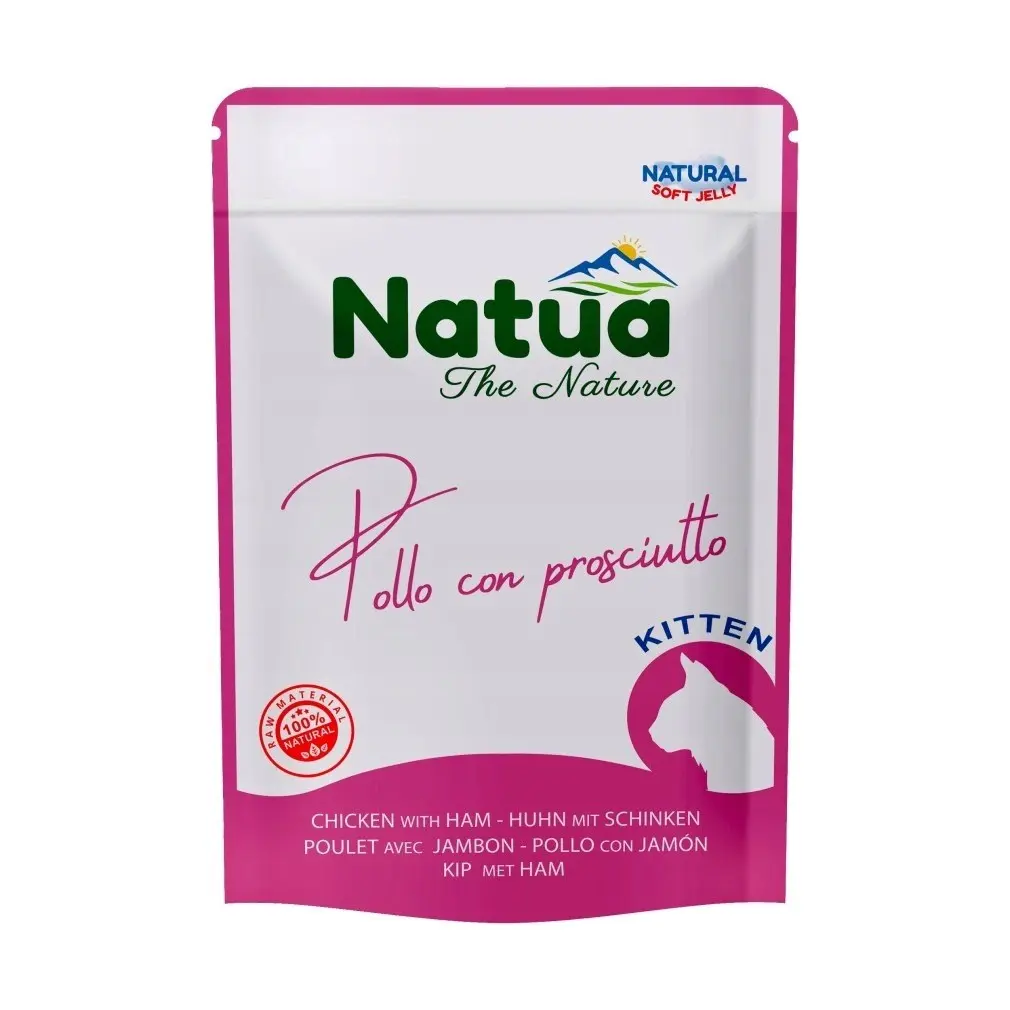 Natua Natural mitrā barība kaķēniem vista